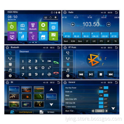 Car DVD Player, Suitable for Hyundai IX45, with Win 8 Interface